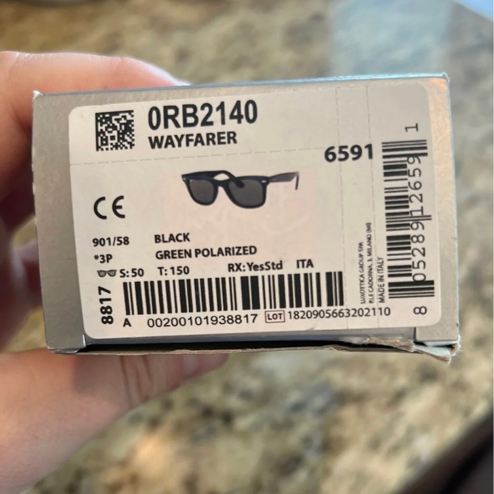 Brand new never been worn Ray Ban sunglasses